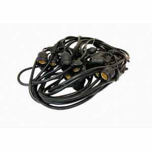 Socket Wire 24" 48' Black Commercial Grade | PP-E26S-24L