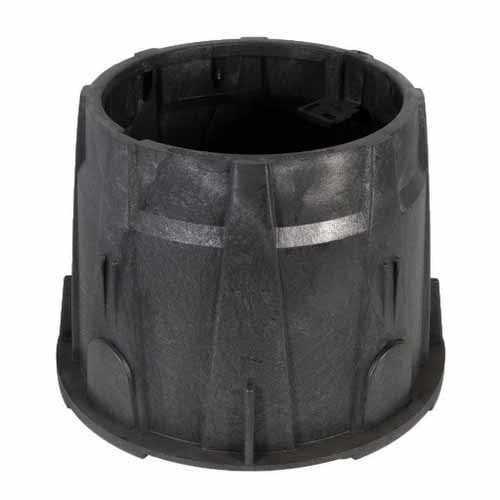 13.75" x 10" Round Black Body Valve Box Only | RBBVB10RNDB