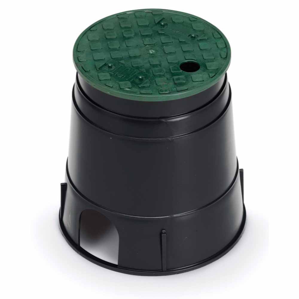 Rain Bird PVB 6" Round Valve Box with Green Lid | RBBPVB6RND