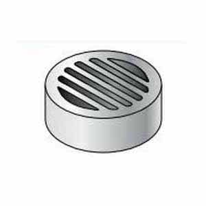 3" Round White Drain Grate | SDPGR030