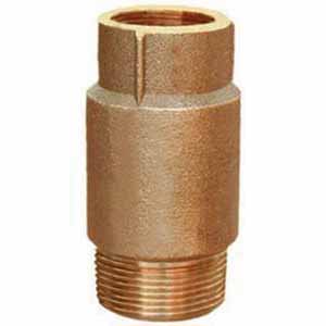 1" x 1-1/4" FNPT x MNPT Lead-Free Silicon Bronze Cast 400 psi 600 SB Series Submersible Spring Check Valve | SIM617SB