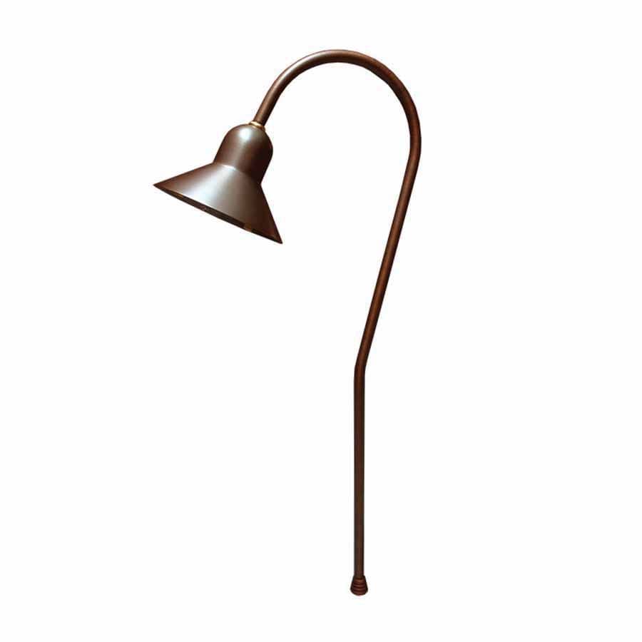 2 W GU5.3 T3 LED Weathered Brass Solid Brass Jupiter Odyssey Series Area Light | UNIJUPINL