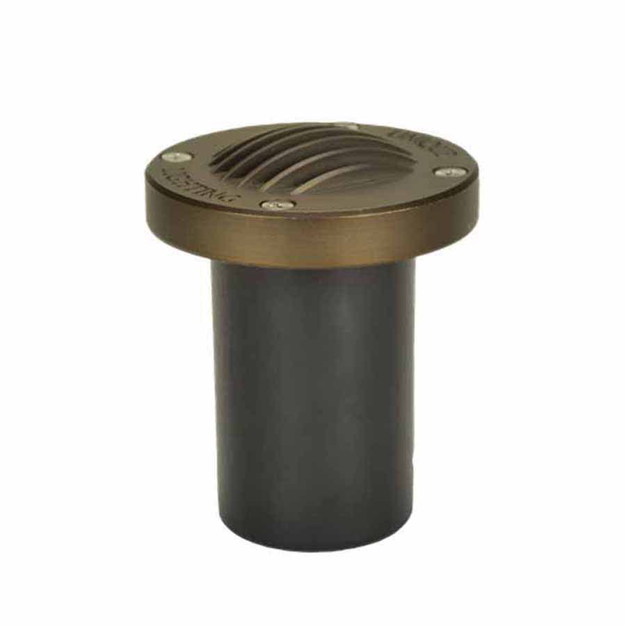 8 W GU5.3 MR-16 LED Weathered Brass Solid Cast Brass Nova Star Grate Knights Series Well Light | UNINOVSNL
