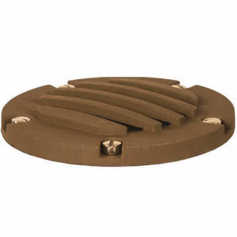 4.92" x 0.75" Architectural Bronze Aluminum Alloy For Well Light Light Cover | ULSUC1301AZ