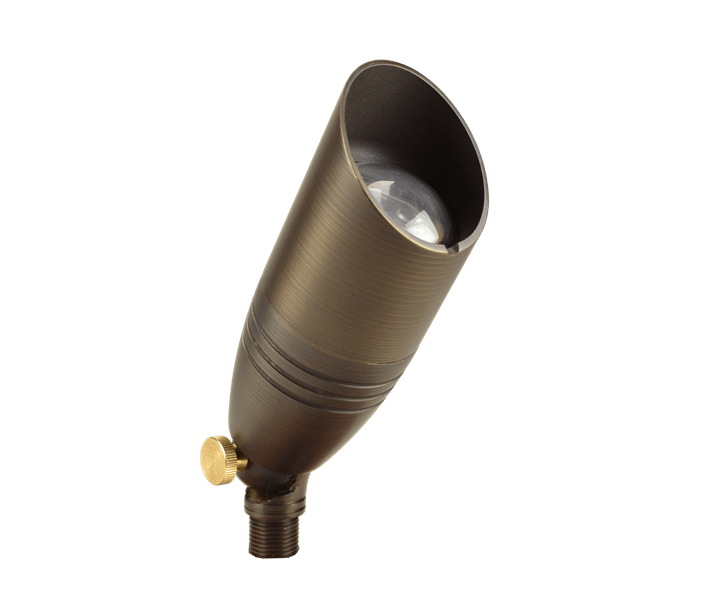 4 W GU5.3 MR-16 2700K LED Weathered Brass Solid Brass Uplight Odyssey Series Well Light | UNINOVA12L427