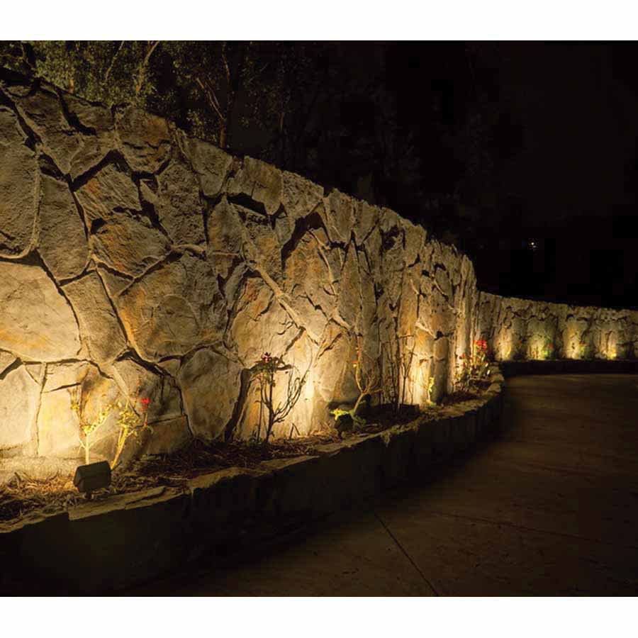 2 W GU5.3 T3 3000K LED Weathered Brass Solid Cast Brass Stellar Odyssey Series Up Light | UNISTEL12L2
