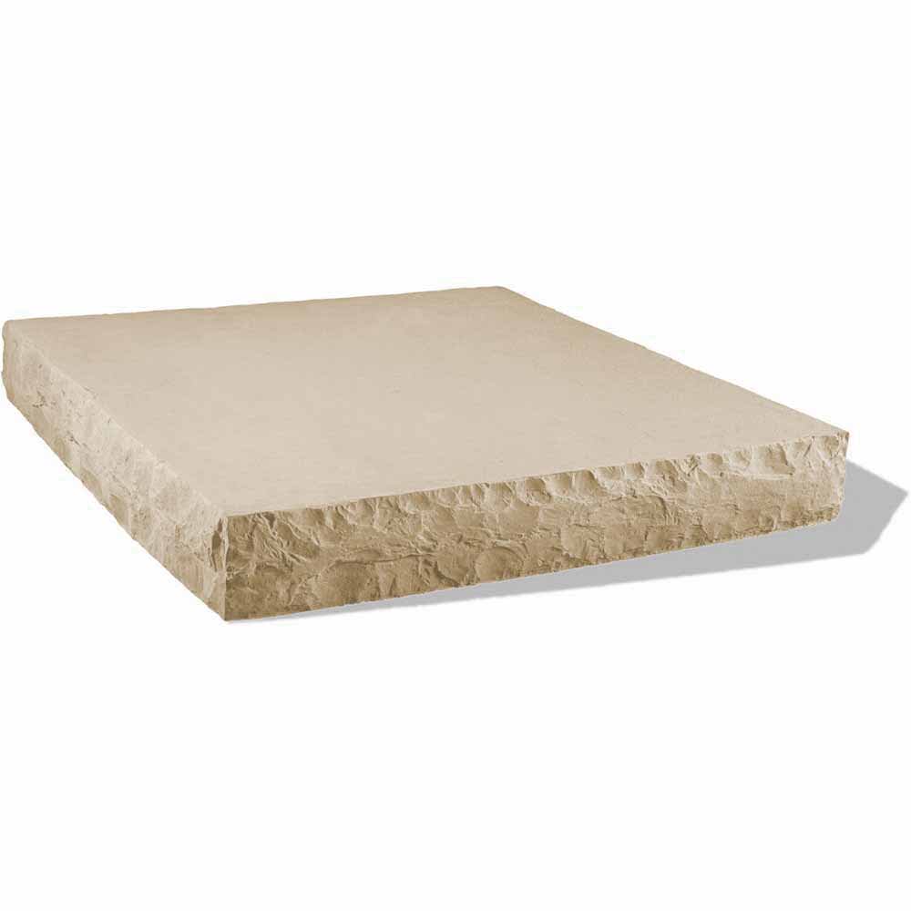 24" X 3-7/8" X 24" Buff Reala Technology Ledgestone Pillar Cap |  3205242414421-5