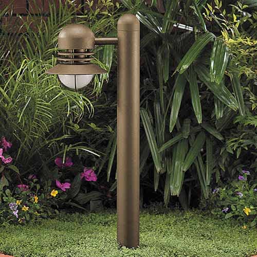 2.5 W Ceramic T3 LED Standard Architectural Bronze Die-Cast Copper-Free Aluminum Landscape Series 8240 Model Bollard Light | VISBR8240Z25WT3
