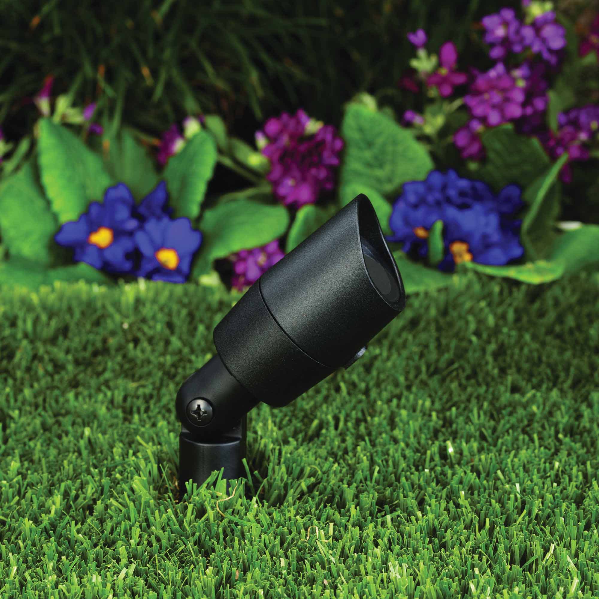 2.5 W MR11 3000K LED Standard Black Die-Cast Copper-Free Aluminum Landscape 5004 Series Up and Accent Light | VISGR5004B25W36