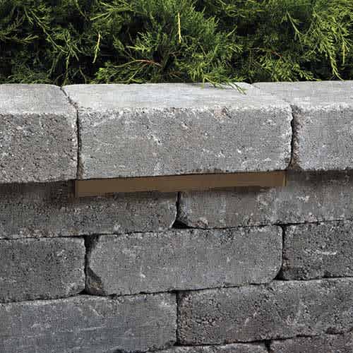 2.5 W Wedge T3.5 2700K LED Mocha Architectural Bronze Aluminum Landscape 4261 Series Step Light | VISSL4261MZWLB2