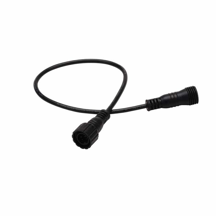1.25" x 6' Black Plastic For Landscape Tape Lighting Long Joiner Cable