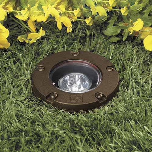 20 W Ceramic MR-16 Halogen Standard Architectural Bronze Die-Cast Copper-Free Aluminum Landscape Series 5262 Model In-Ground Well Light | VISGW5262Z