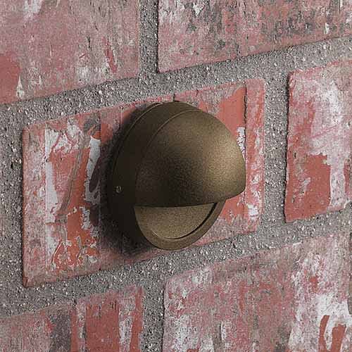 2.5 W T3 2700K LED Standard Architectural Bronze Die-Cast Copper-Free Aluminum Landscape 4243 Series Step Light | VISSL4243ZWLB2ND