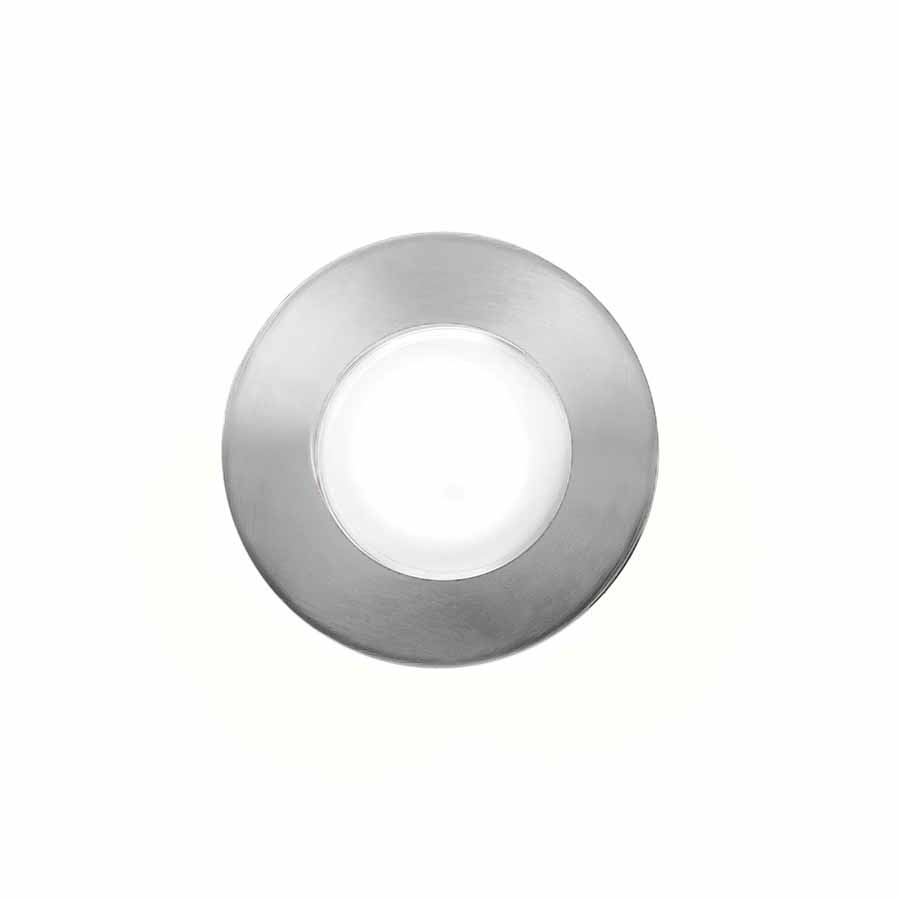 4 W 3000K LED Stainless Steel Recessed with Honeycomb Louver Round In-Ground Luminaire | WAC202230SS