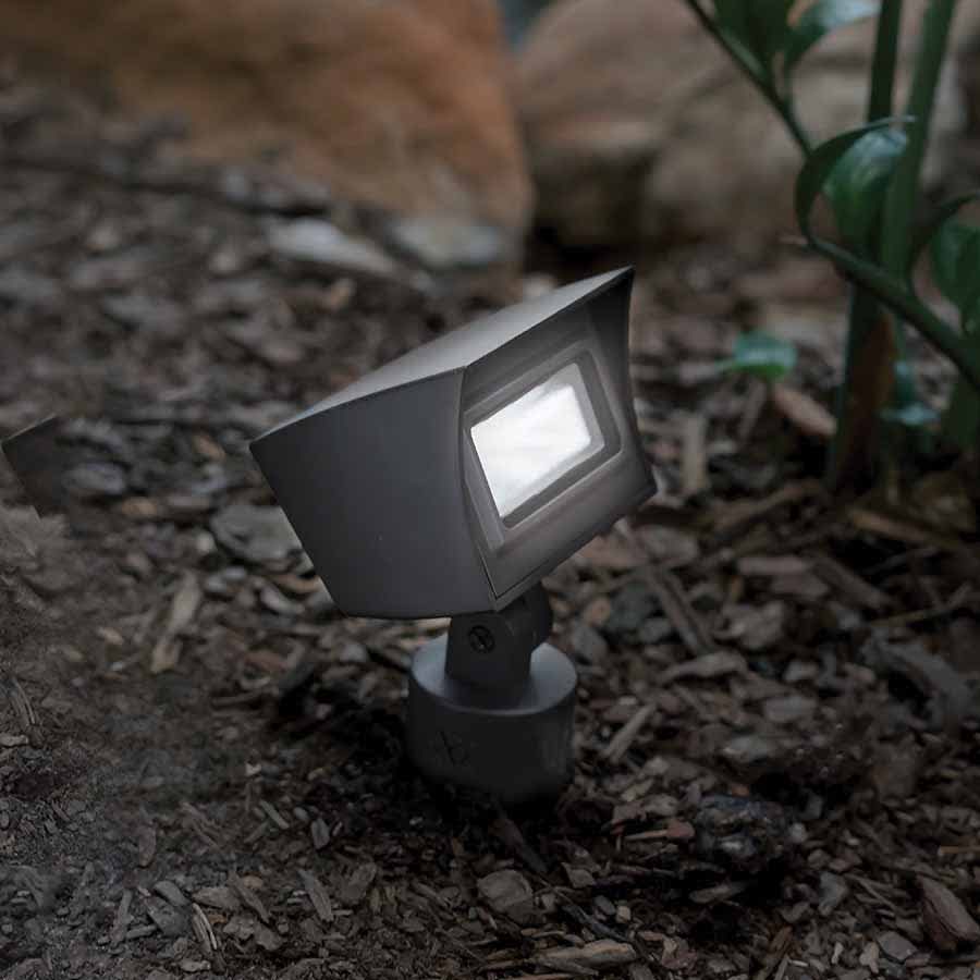 2 - 16 W 3000K LED Black Aluminum Wall Wash Luminaire | WAC502130BK