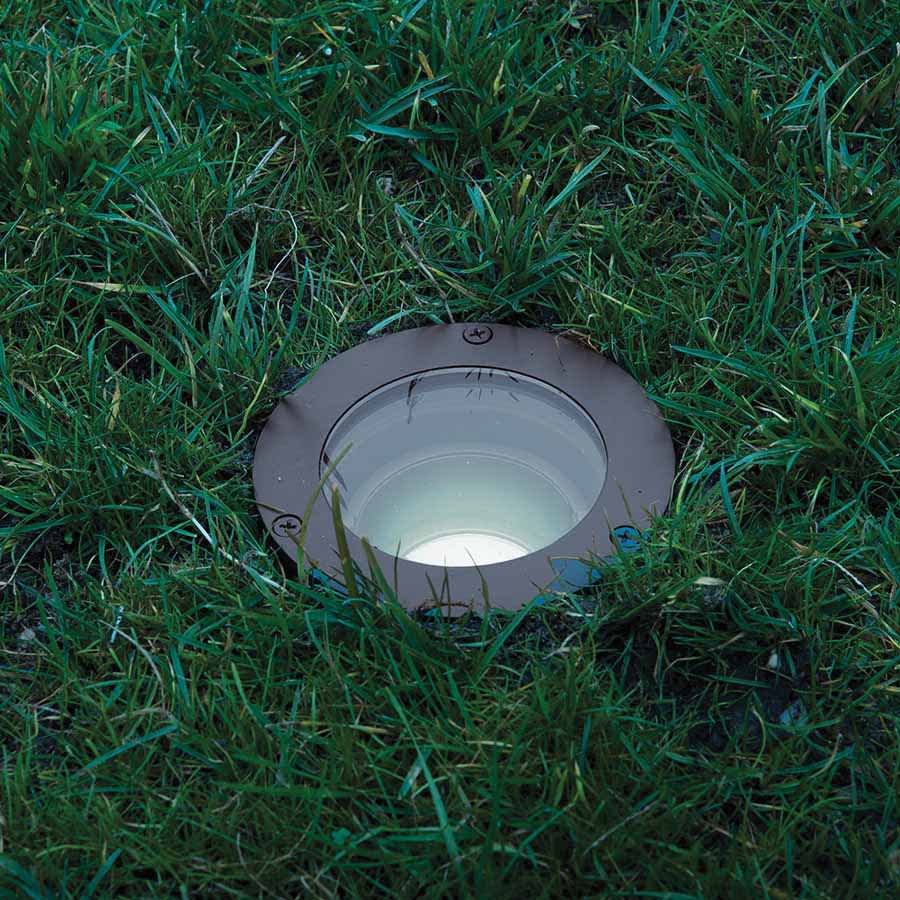2 - 12 W 3000K LED Bronze Aluminum In-Ground Wall Wash Luminaire | WAC503130BZ