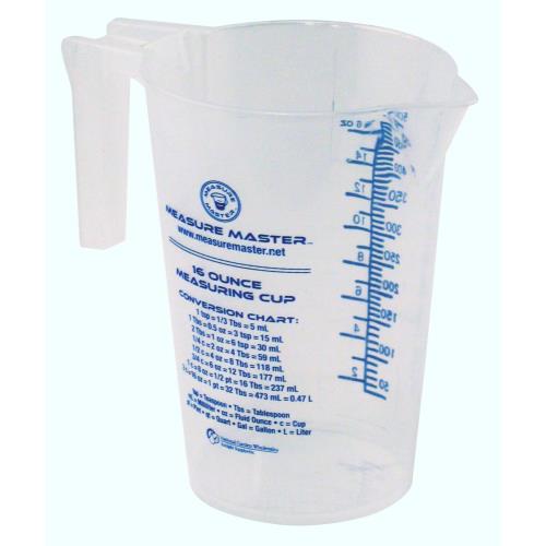 Measure Master Graduated Round Container 16 oz / 500 ml (40/Cs)