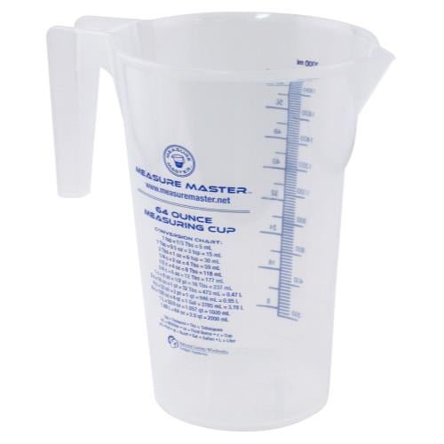 Measure Master Graduated Round Container 64 oz / 2000 ml (20/Cs)