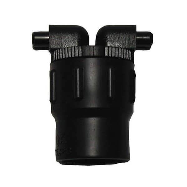 1/2" Inlet FPT x Taper 6 gph Black 4-Outlet Bubbler | AGP72500774