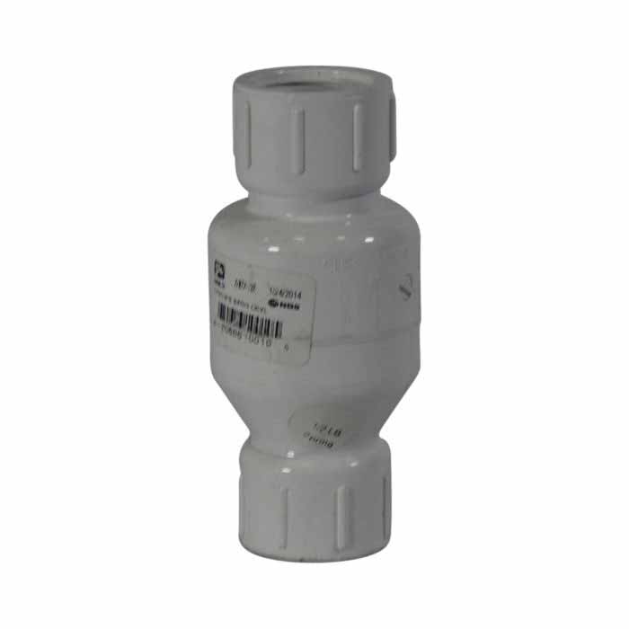 PVC Spring Check Valve 1-1/4" Slip | FLO101112