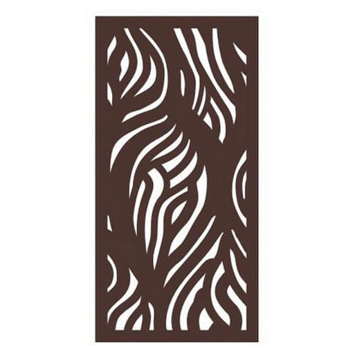 48" x 24" x 5/16" Wood Natural Brown Decorative Fence Panel | OUTUSADSWM1
