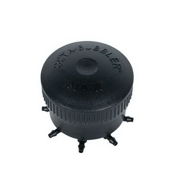 1/2" x 1/4" FPT x Barb 6 gph Black Medium Flow 8-Swivel Port Bubbler | AGP72500731