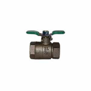 1" FNPT Tapped Lead-Free Bronze 400 psi 850TXL Series Ball Valve | WLP850T010XL