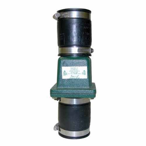 1-1/2" Slip Green PVC 25 psi Full Flow Union with NHP Check Valve | ZOE300181