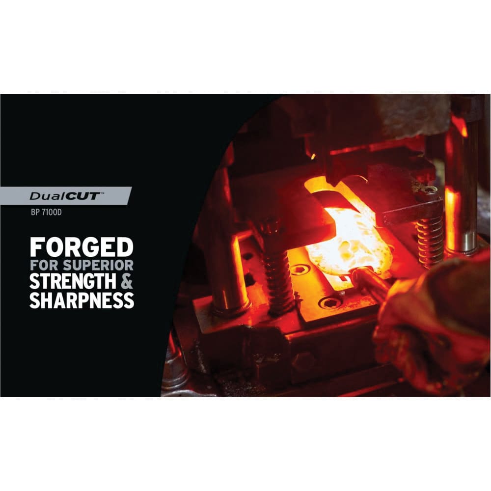 Forged Steel Blade Metal Handle Forged DualCut Bypass Pruner | CORBP7100D