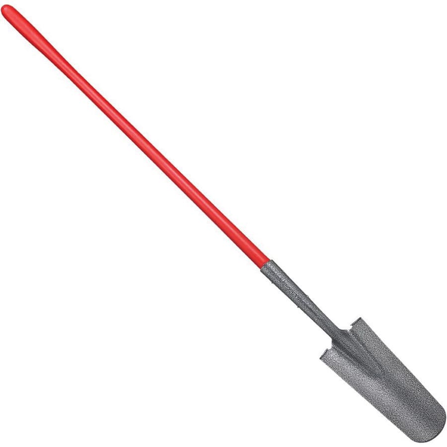 14" Tempered Steel Blade 14 ga 48" Fiberglass with Poly Jacket Handle Closed-Back Drain Spade | CORSS62120