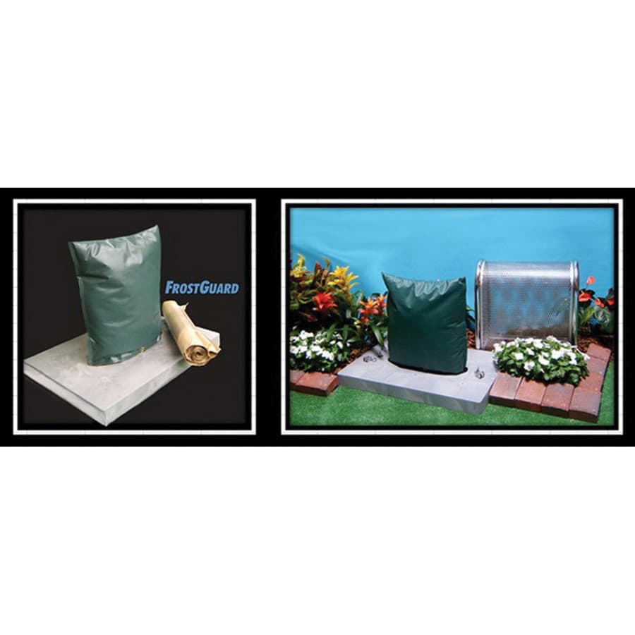 22" x 22-1/2" Forest Green Vinyl For 1/2 to 10" Standard and " N" Pattern Backflow Assemblies Insulated Blanket | BPDFG1