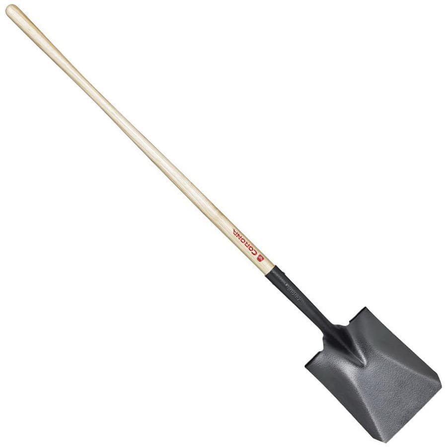 Corona Clipper Square Point Diy Shovel, Tempered Steel Blade 15 Ga Ash Wood Handle | SS 27000