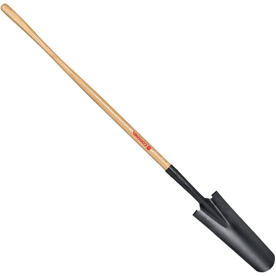 Tempered Steel Blade 14 ga 48" Ash Wood Handle Drain Spade | CORSS28000