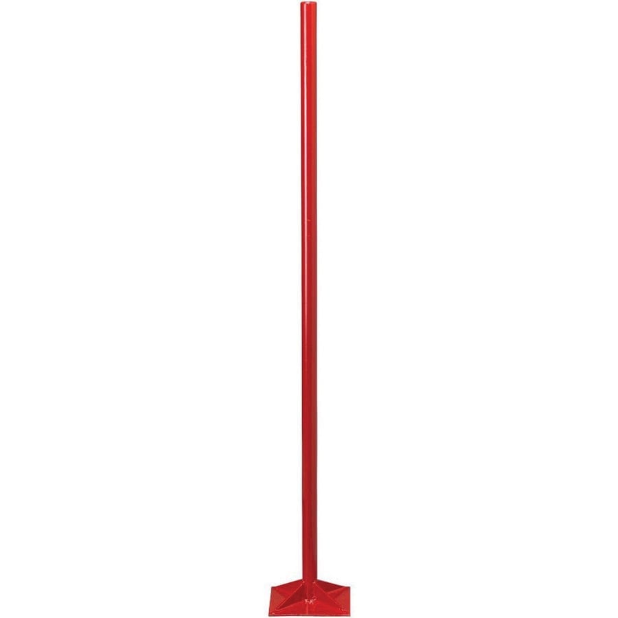 8" x 8" x 1/4" Tempered Steel Blade Steel Handle Dirt Tamper | CORUT60057