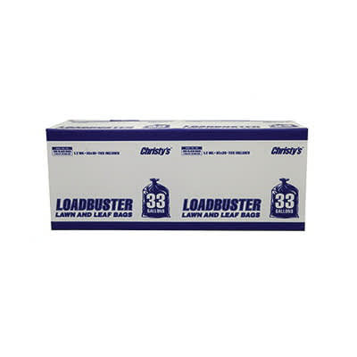 33" x 39" x 1.2 mil Black Load Buster 200/Box Clean-Up Bag | CSTTCGBB12200