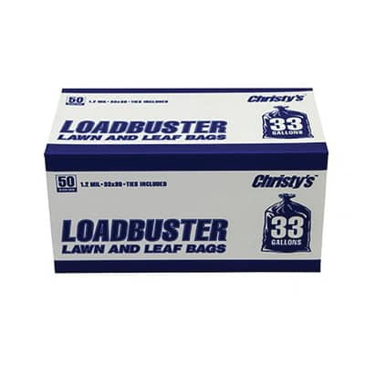 33" x 39" x 1.2 mil Black Load Buster 50/Box Clean-Up Bag | CSTTCGBB1250