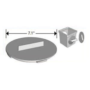6" Universal For 9" /12" and 18" Drain Basins End Plug | DRT0633SD
