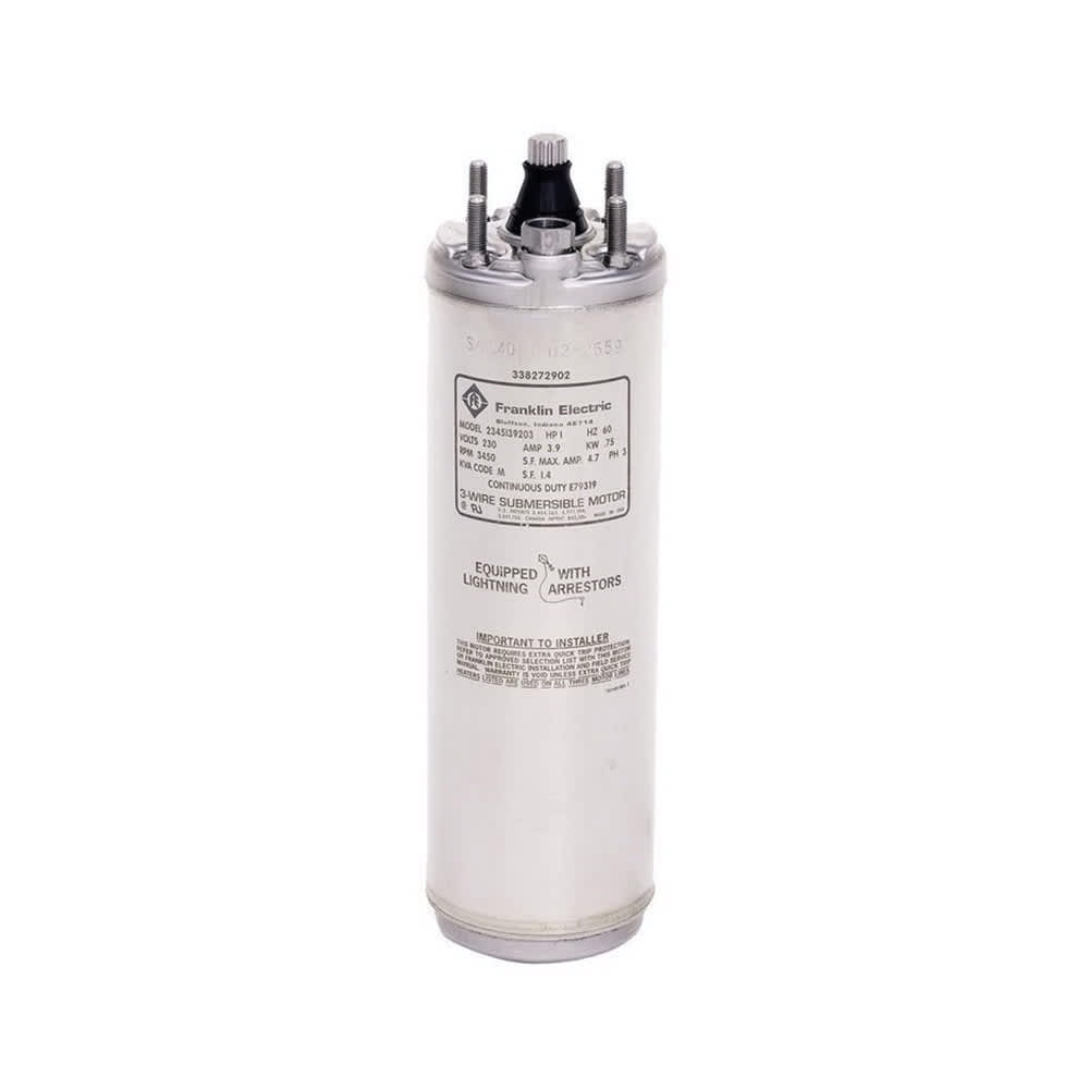 4" 2 hp 230 V 3-Phase 3-Wire Super Stainless Submersible Pump Motor | FRM2343159204S