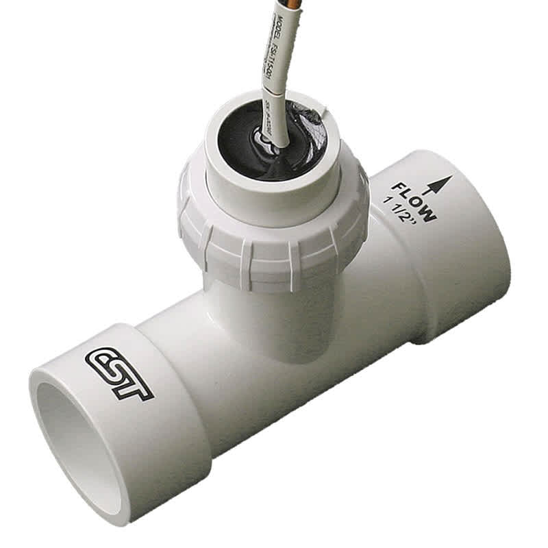 Wired 2" White PVC FSI-T Series 2 Wire Flow Sensor | FSIT20001