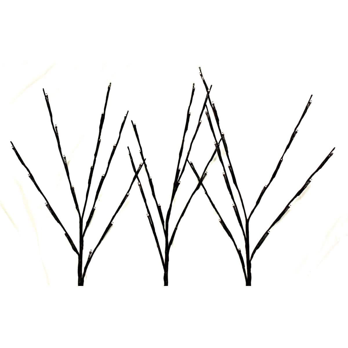 32" L Warm White LED Low Voltage 3-Set Twig Light | HBLLEDTWIG60WW