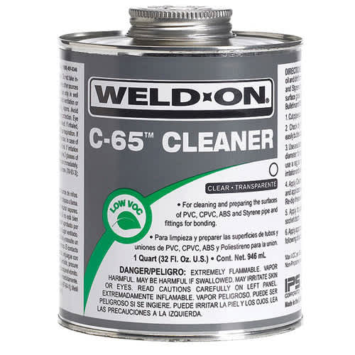 1 qt Can Clear C-65 Series with Screw-On Cap Cleaner Can | IPSC65QT