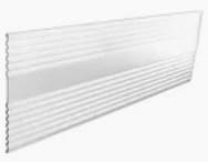 Landscape Edging, 8' X 4" X 1/8" 6063 Aluminum Alloy Mill Proline |  11450
