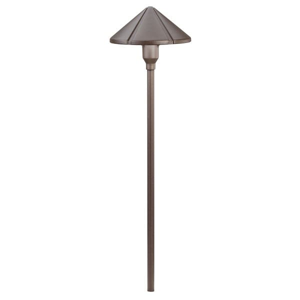 24.4 W Wedge S8 Bronze Aluminum Path Light | KIC15326AZT