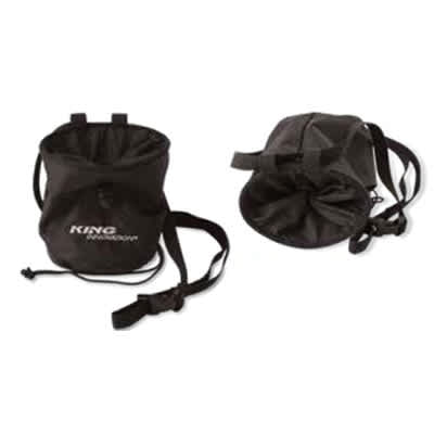 5.5" x 4.3" Black Nylon Outer Polyester Fleece Inner Adjustable with Belt Sack | KING47030
