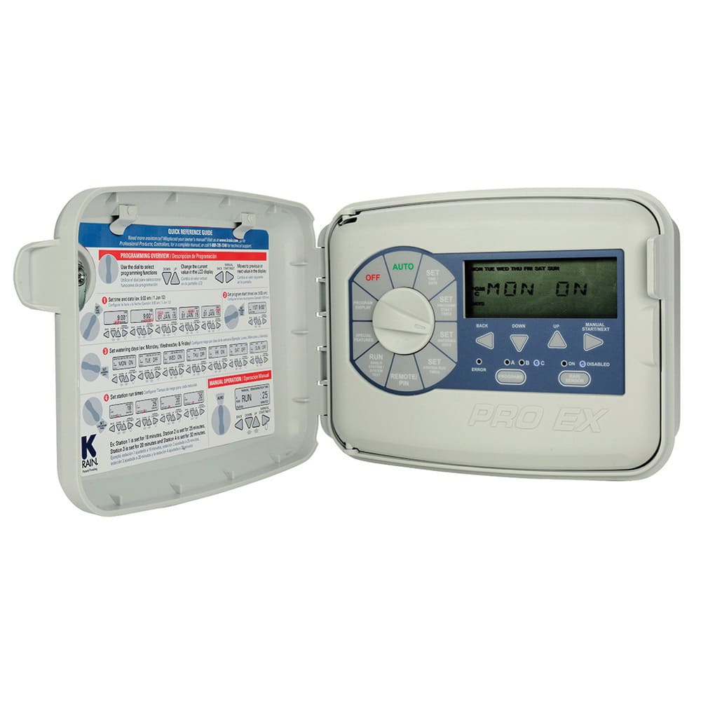 110/240 VAC Input 24 VAC Output 4 Stations Modular 10" x 5" x 7-3/4" Pro EX 2.0 Series Controller | KRM3202