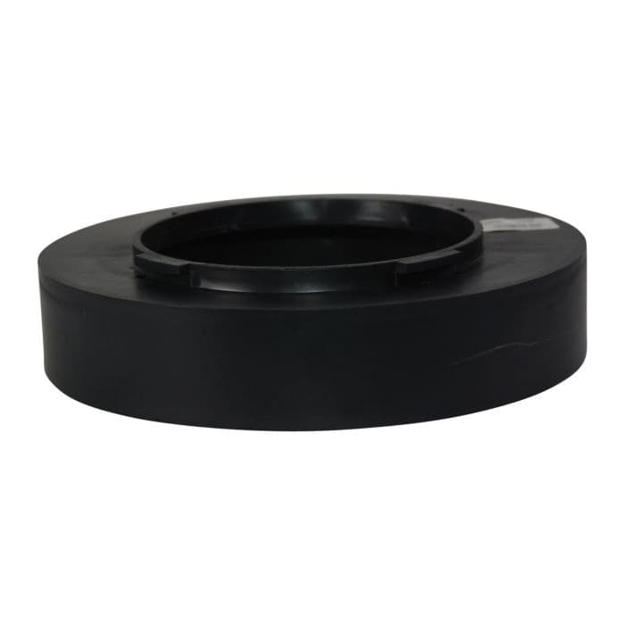 8" x 3" Black Offset Universal For 12" and Most 18" Catch Basins Adapter | NDS1889