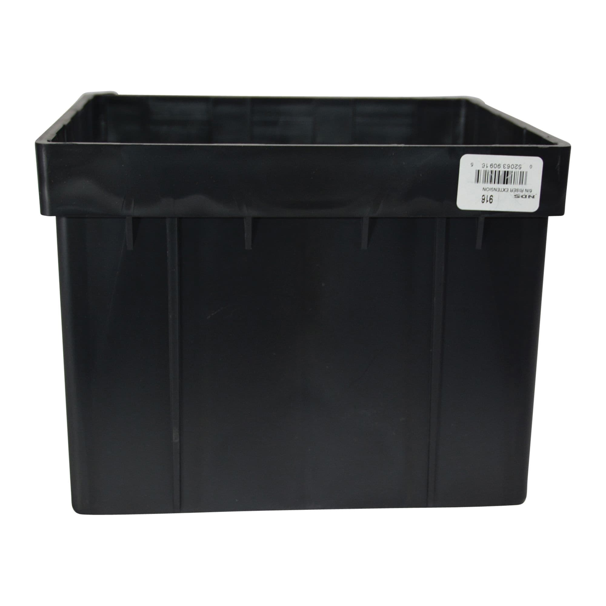NDS Riser, 9" X 9" Square Black For 9" X 9" Catch Basins | 916