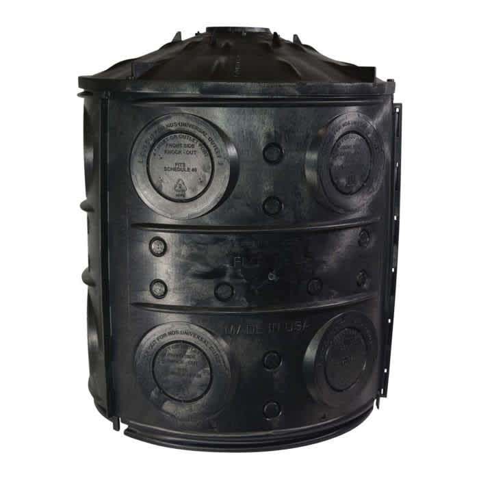 24" x 28-3/4" Black Stormwater For 4" Schedule 40 Pipe and 4" DWV Pipe Leaching System Kit | NDSFWAS24