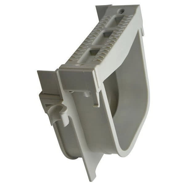 5" Light Gray 6 Degrees Bend Radius For 5" Pro Series Channel Drains Coupling | NDSPSRC864