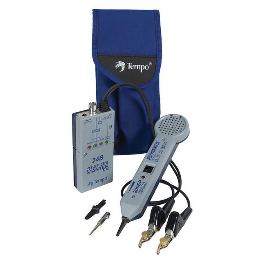 28 VAC 3 hr Continues 9 V Alkaline Battery Station Master Pro Inludes Tone Probe and 700C Carrying Case Irrigation Tester Kit | PEI24BK